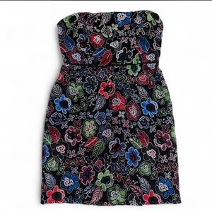 Sam Edelman Strapless Floral Dress
